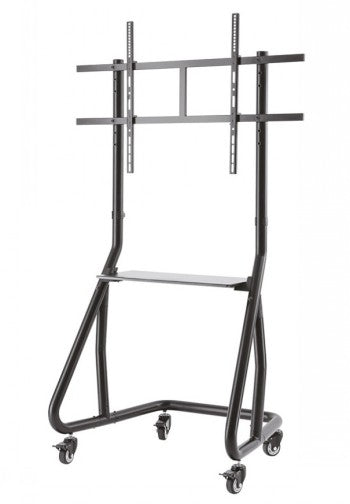 NEWSTAR MOBILE FLAT SCREEN FLOOR STAND (STAND+TROLLEY) (HEIGHT: 152-169 CM) 60-105" BLACK