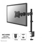NEOMOUNTS FLAT SCREEN DESK MOUNT (10-30") DESK CLAMP/GROMMET