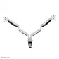 NEOMOUNTS FLAT SCREEN DESK MOUNT (10-32") DESK CLAMP/GROMMET
