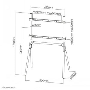 NEOMOUNTS FLAT SCREEN FLOOR STAND (37-70")