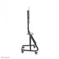 NEWSTAR MOBILE FLAT SCREEN FLOOR STAND (STAND+TROLLEY) (HEIGHT: 152-169 CM) 60-105" BLACK