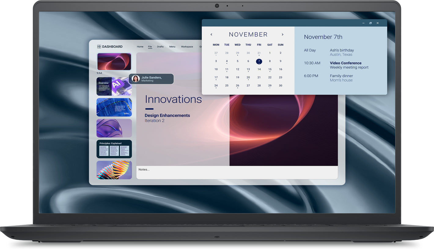 Dell Pro 15 Essential PV15255/ AMD Ryzen 5 7520U/ 8GB/ 512GB SSD/ 15.6" FHD/ WLAN + BT/ US Kb/ W11 Home/ 3yrs Prosupport
