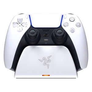 Razer Quick Charging Stand For gaming controller PS5, White