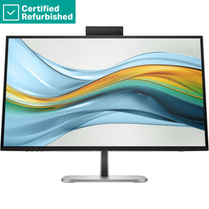 RENEW GOLD HP 527pm Series 5 Pro QHD Conferencing Monitor - 27" 2560x1440 QHD 350-nit 100Hz AG, IPS, USB-C(100W/15W)/HDMI/DP Daisy-Chain, 3x USB-A, speakers, 5MP IR cam, RJ-45 LAN, height adjust/tilt/swivel/pivot, 1 years