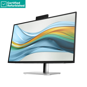 RENEW GOLD HP 527pm Series 5 Pro QHD Conferencing Monitor - 27" 2560x1440 QHD 350-nit 100Hz AG, IPS, USB-C(100W/15W)/HDMI/DP Daisy-Chain, 3x USB-A, speakers, 5MP IR cam, RJ-45 LAN, height adjust/tilt/swivel/pivot, 1 years