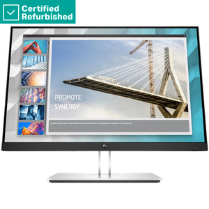 RENEW SILVER HP E24i G4 WUXGA Monitor - 24" 1920x1200 WUXGA 250-nit 60Hz AG, IPS, HDMI/VGA/DisplayPort, 4x USB-A, height adjustable/tilt/swivel/pivot, 1 years