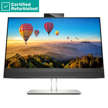 RENEW SILVER HP E24m G4 FHD Conferencing Monitor - 23.8" 1920x1080 FHD 300-nit 75Hz AG, IPS, USB-C(65W)/HDMI/DisplayPort Daisy-Chain, 4x USB-A, speakers, 5MP webcam, RJ-45 LAN, height adjustable/tilt/swivel/pivot, 2 years