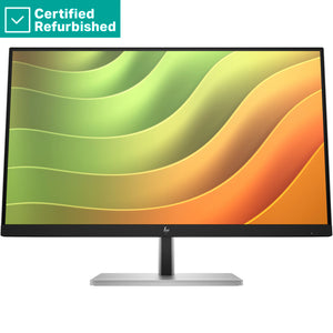 RENEW SILVER HP E24u G5 FHD Charging Monitor - 23.8" 1920x1080 FHD 250-nit 75Hz AG, IPS, USB-C(65W/15W)/HDMI/DisplayPort Daisy-Chain, 3x USB-A, RJ-45 LAN, height adjustable/tilt/swivel/pivot, 2 years