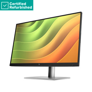 RENEW SILVER HP E24u G5 FHD Charging Monitor - 23.8" 1920x1080 FHD 250-nit 75Hz AG, IPS, USB-C(65W/15W)/HDMI/DisplayPort Daisy-Chain, 3x USB-A, RJ-45 LAN, height adjustable/tilt/swivel/pivot, 2 years