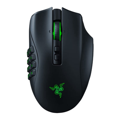 Razer Naga Pro Black Wireless Bluetooth RGB Gaming Optical Mouse with LED light and 20 buttons