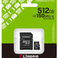 KINGSTON 512GB MICROSDXC CANVAS SELECT PLUS GEN3 CARD+ SD-ADAPTER