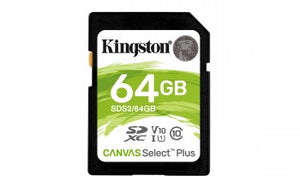 KINGSTON 64GB SDHC SELECT 100R CL 10 UHS-I