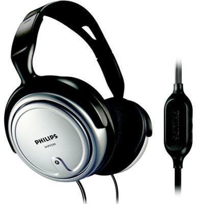 Philips Indoor Corded TV Headphone SHP2500 Over-ear