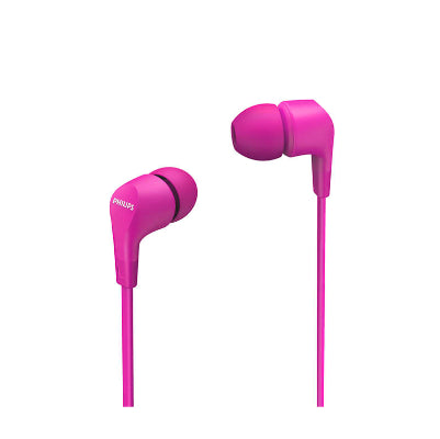 Philips In-Ear Headphones with mic TAE1105PK/00 powerful 8.6mm drivers, Pink