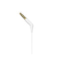 Philips In-Ear Headphones with mic TAE1105WT/00 powerful 8.6mm drivers, White