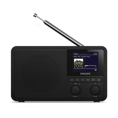 Philips Internet Radio TAPR802/12, Spotify, DAB and FM, 3W, Black