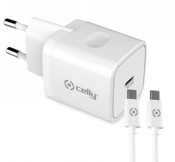 TC USB-C 20W+TYPE-C CABLE WHITE