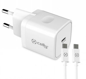 TC USB-C 20W+TYPE-C CABLE WHITE