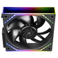 Thermalright TL-M12Q X3 PWM ARGB Black 3vnt. (120mm) Cooling fans