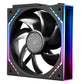 Thermalright TL-M12Q X3 PWM ARGB Black 3vnt. (120mm) Cooling fans