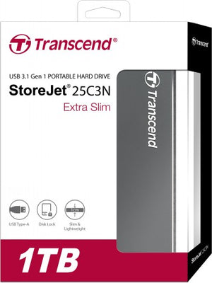 TRANSEND STOREJET 25C3N 1TB ULTRA SLIM