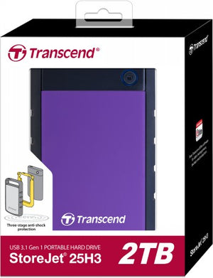 TRANSCEND STOREJET 25H3P 2.5" 2TB