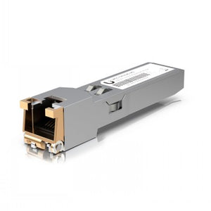 UBIQUITI SFP+ TO RJ45 ADAPTER. SFP+ TO RJ45 TRANSCEIVER MODULE THAT SUPPORTS 10G CONNECTIONS UP TO 100 M