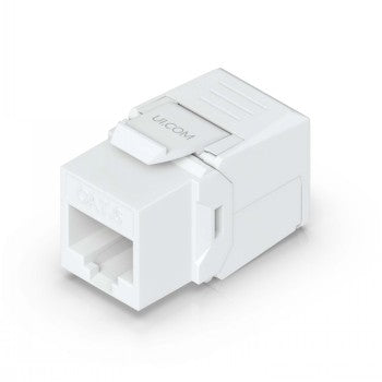 UBIQUITI CAT6 KEYSTONE JACK, 12-PACK. TOOLLESS KEYSTONE FOR TERMINATING A CAT6 ETHERNET JACK WITHOUT THE USE OF A PUNCH-DOWN OR CRIMPING TOOL