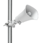 UBIQUITI AI HORN SPEAKER ALL-WEATHER POE 120 DB HORN SPEAKER WITH ADVANCED AI ALERT FUNCTIONALITY AND VERSATILE WALL, CORNER, AND POLE MOUNTING OPTIONS