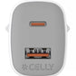 CELLY UP TC 1 USB 1 USB-C 35W WH