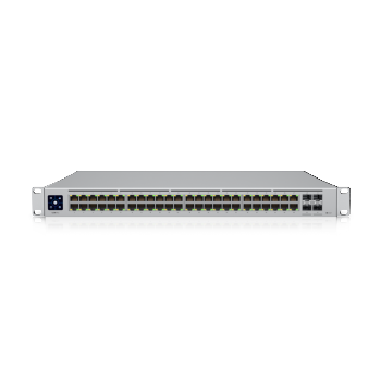 UBIQUITI 48-PORT, LAYER 3 SWITCH SUPPORTING 10G SFP+ CONNECTIONS WITH FANLESS COOLING