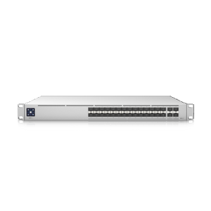 UBIQUITI 32-PORT, LAYER 3 SWITCH MADE FOR HIGH-CAPACITY 10G SFP+ AND 25G SFP28 CONNECTIONS.