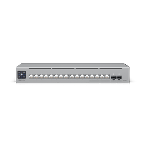 UBIQUITI 16-PORT, LAYER 3 ETHERLIGHTING™ SWITCH 2.5 GBE AND VERSATILE MOUNTING OPTIONS
