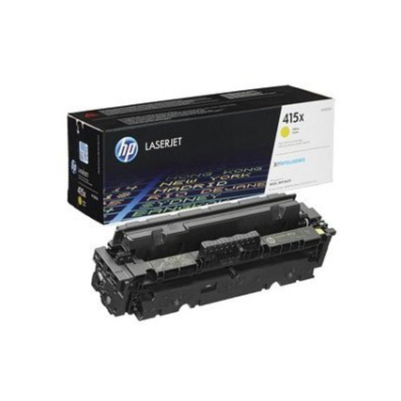 HP 415X High Capacity Yellow Laser Toner Cartridge, 6000 pages, for HP Color LaserJet Pro M454, M479