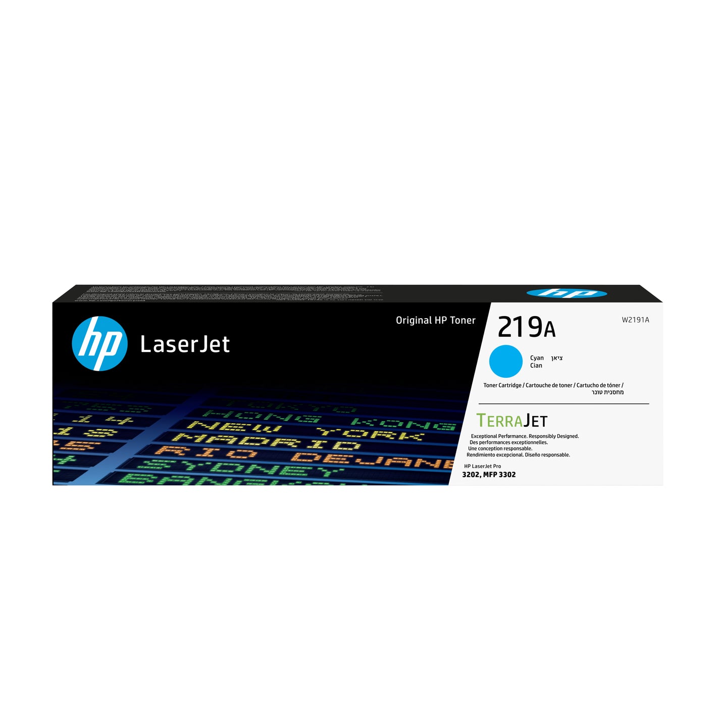 HP TerraJet original toner W2191A, HP 219A, cyan, 1200p