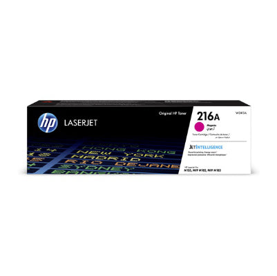 HP 216A Magenta Laser Toner Cartridge, 850 pages, for HP Color LaserJet Pro M182 , M183