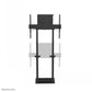 NEOMOUNTS BY NEWSTAR MOTORISED WALL STAND INCL. STORAGE BOX, 10 CM. WHEELS VESA 100X100 UP TO 800X600 BLACK