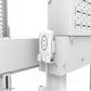 NEOMOUNTS BY NEWSTAR MOTORISED WALL STAND INCL. STORAGE BOX, 10 CM. WHEELS VESA 100X100 UP TO 800X600 WHITE