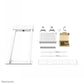 NEOMOUNTS BY NEWSTAR MOTORISED WALL STAND INCL. STORAGE BOX, 10 CM. WHEELS VESA 100X100 UP TO 800X600 WHITE