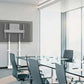 NEOMOUNTS BY NEWSTAR MOTORISED WALL STAND INCL. STORAGE BOX, 10 CM. WHEELS VESA 100X100 UP TO 800X600 WHITE