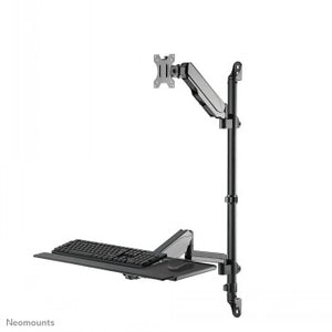 NEOMOUNTS WALL MOUNTED SIT-STAND WORKSTATION (SCREEN, KEYBOARD & MOUSE)