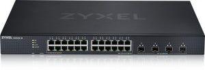 ZYXEL XGS1935-28, 28 PORT LITE-L3 SMART MANAGED SWITCH, 24X GIGABIT COPPER AND 4X 10G SFP+, HYBRID MODE, STANDALONE OR NEBULAFLEX CLOUD
