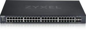 ZYXEL XGS1935-52, 52 PORT LITE-L3 SMART MANAGED SWITCH, 48X GIGABIT COPPER AND 4X 10G SFP+, HYBRID MODE, STANDALONE OR NEBULAFLEX CLOUD