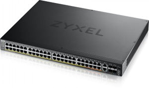 ZYXEL XGS2220-54HP, L3 ACCESS SWITCH, 600W POE, 40XPOE+/10XPOE++, 48X1G RJ45 2X10MG RJ45, 4X10G SFP+ UPLINK, INCL. 1 YR NEBULAFLEX PRO