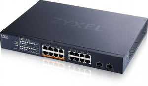 ZYXEL XMG1915-18EP, 16-PORT 2.5GBE, 2 SFP+, 8 X POE++ 180W  SMART SWITCH, HYBRID MODE, STANDALONE OR NEBULAFLEX CLOUD