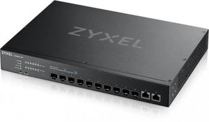 ZYXEL XS1930-12F, 10-PORT 10G SMART MANAGED FIBER SWITCH, 2 MULTI-GIGABIT PORTS, HYBRID MODE, STANDALONE OR NEBULAFLEX CLOUD