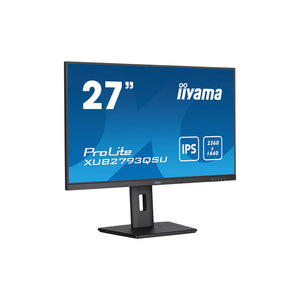 iiyama 27" IPS-panel, 2560x1440@100Hz QHD,1ms, 15cm Height Adj. Stand, 300nits,HDMI, DP, Speakers, USB 2x3.2