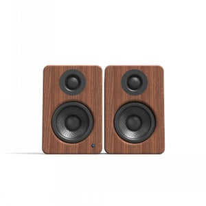 KANTO AUDIO 3" DRIVER - POWERED SPEAKERS WITH USB DAC AND 3.5MM AUX - WALNUT (INCL. TYPE C & G POWER CORDS)