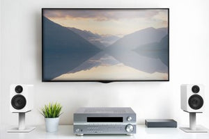 KANTO AUDIO PAIR - PASSIVE SPEAKERS WITH 1" SILK DOME TWEETER AND 4" KEVLAR WOOFER - WHITE