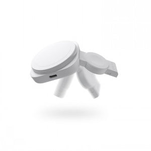 ZENS 2-IN-1 MAGSAFE + WATCH TRAVEL CHARGER WHITE